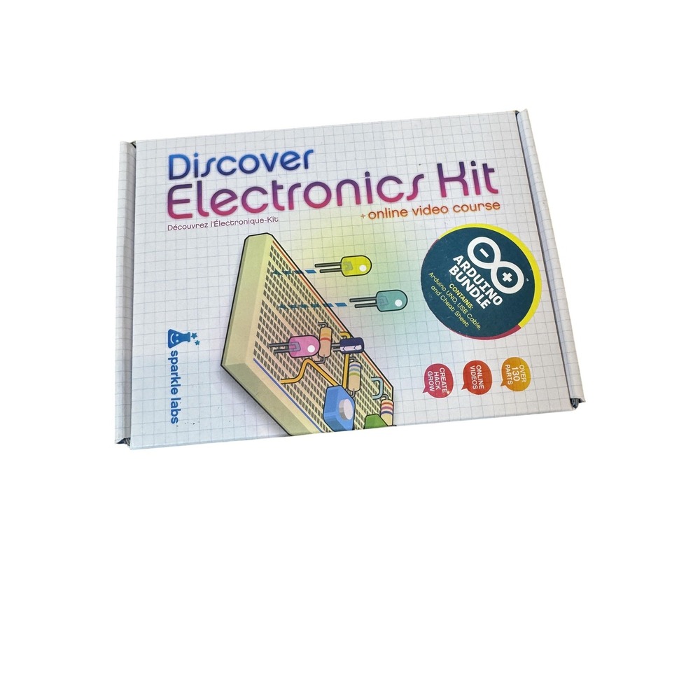 Sparkle Labs Discover Electronics Kit Arduino Bundle Breadboard‎ Parts Manual